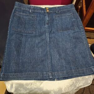 Banana Republic Petite Denim Jean Skirt Size 28P